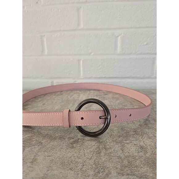 Orciani Women\'s Leather Pink Belt Size 80 Made In Italy main image 6
